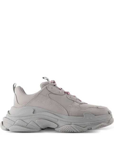 Balenciaga 트리플 S 로고 자수 스니커즈