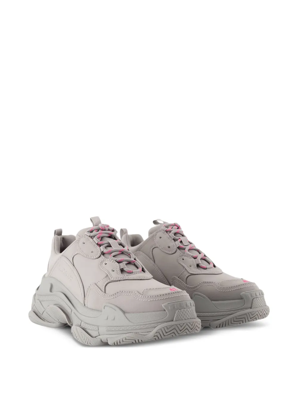 Balenciaga Triple S logo-embroidered sneakers Grey