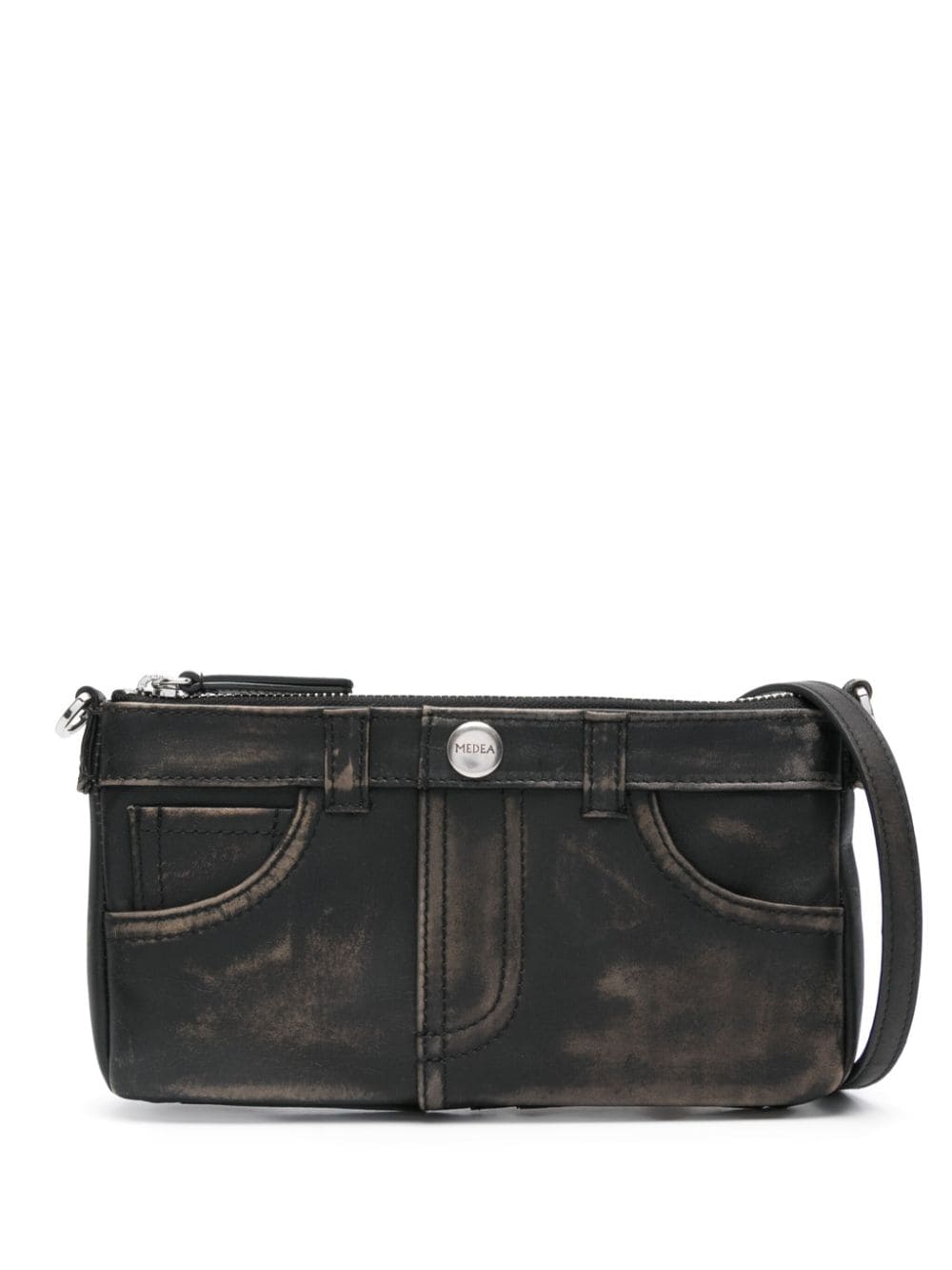 Medea Nina pocket shoulder bag - Marrone