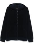 Roberto Collina knitted hoodie - Blue