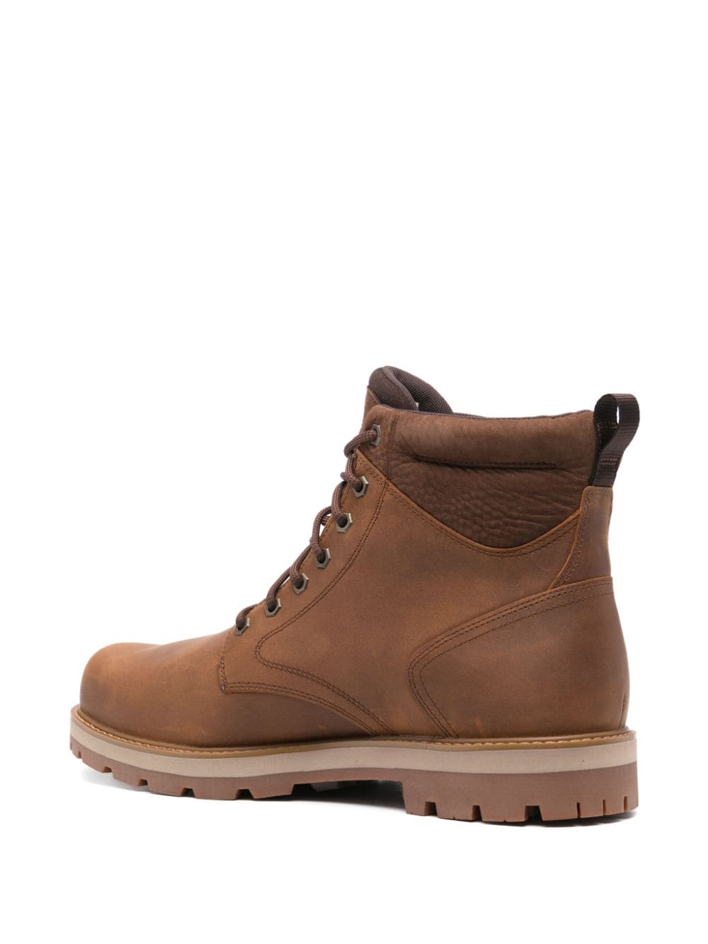 Shop Timberland Leather Boots In Brown