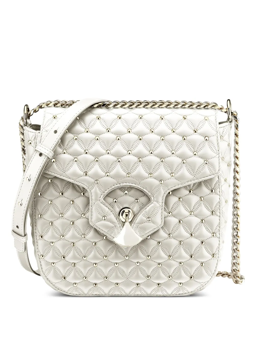 Bvlgari leather crossbody bag | White | Image 1