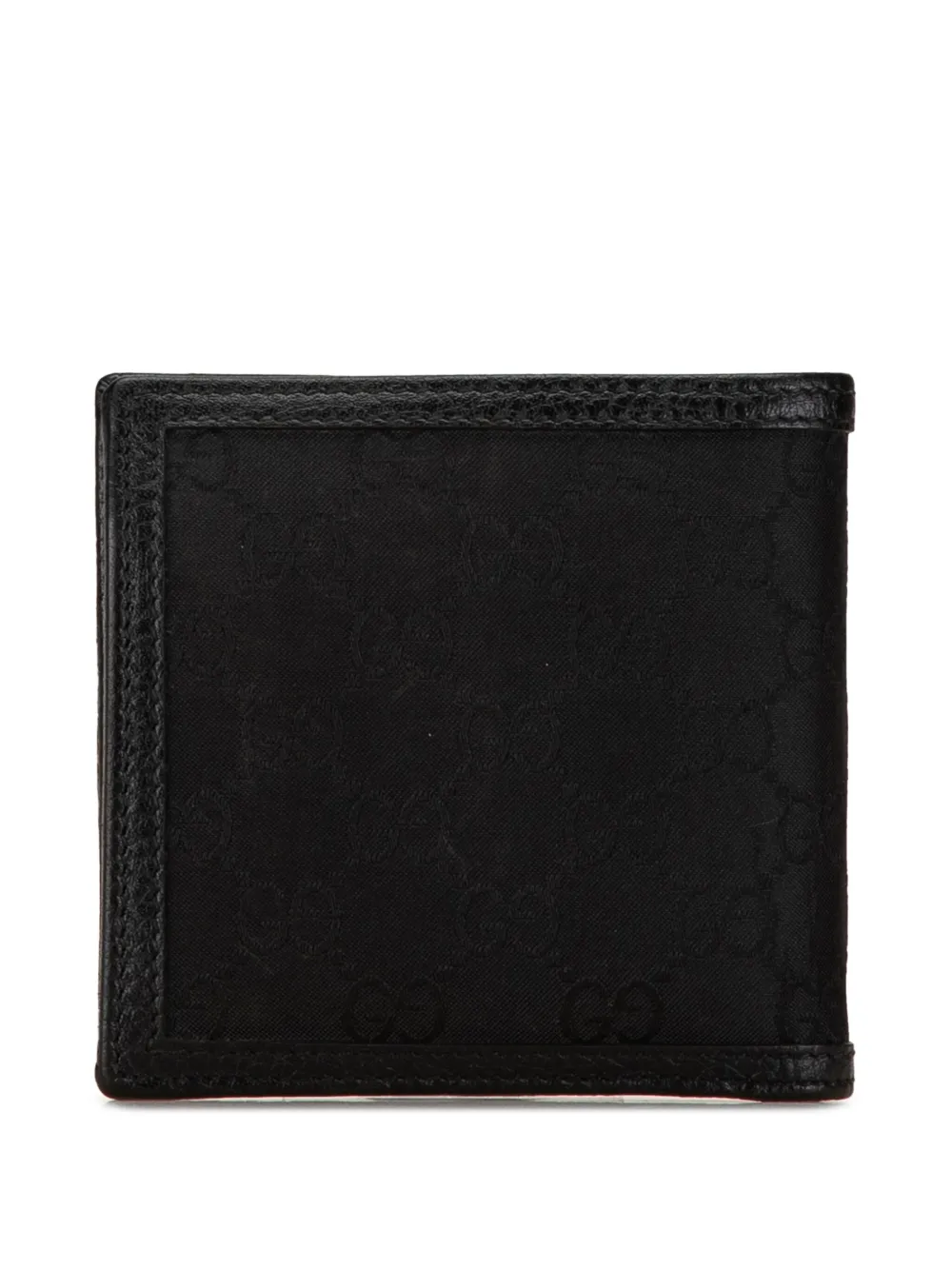 Gucci Pre-Owned 2000-2015 GG Canvas Web Bifold Wallet small wallets - Zwart