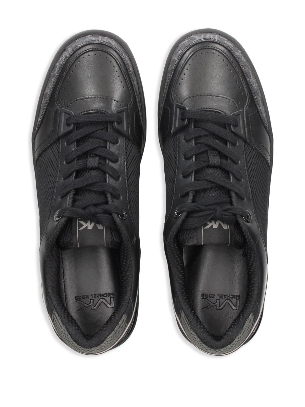 Shop Michael Kors Empire Rebel Sneakers In Black