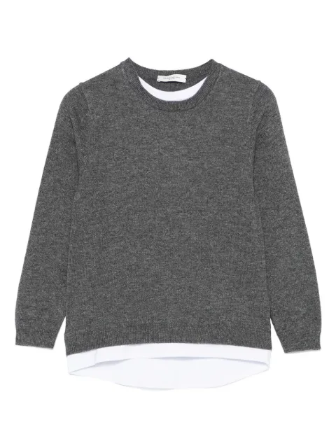 Paolo Pecora Kids layered detail sweater