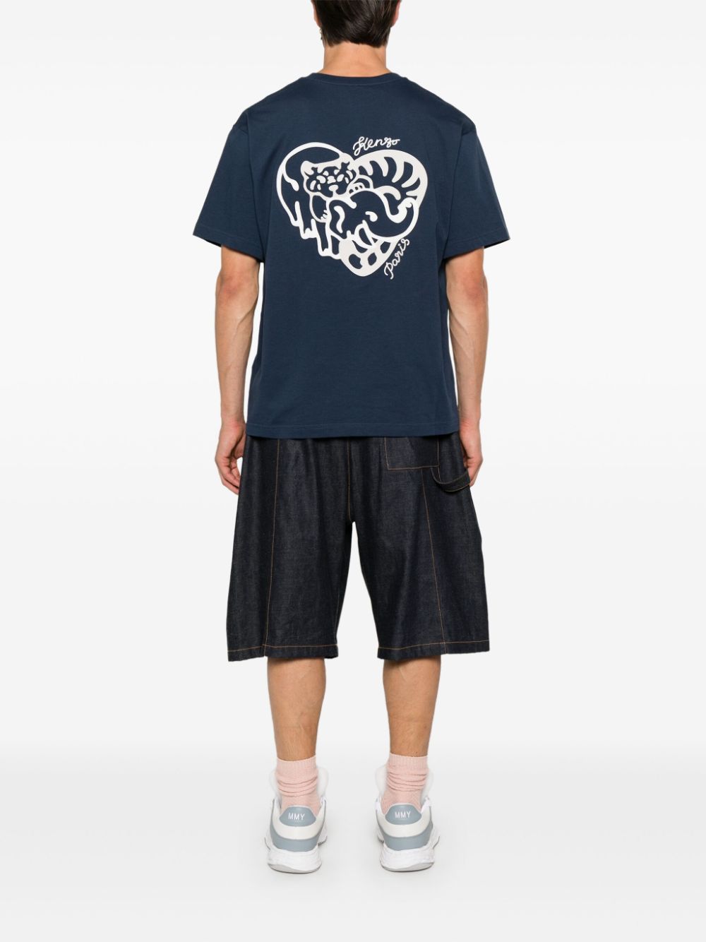 Shop Kenzo Cvd T-shirt In Blue