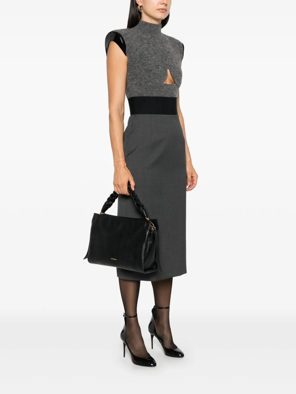 Coccinelle medium Boheme tote bag - Zwart