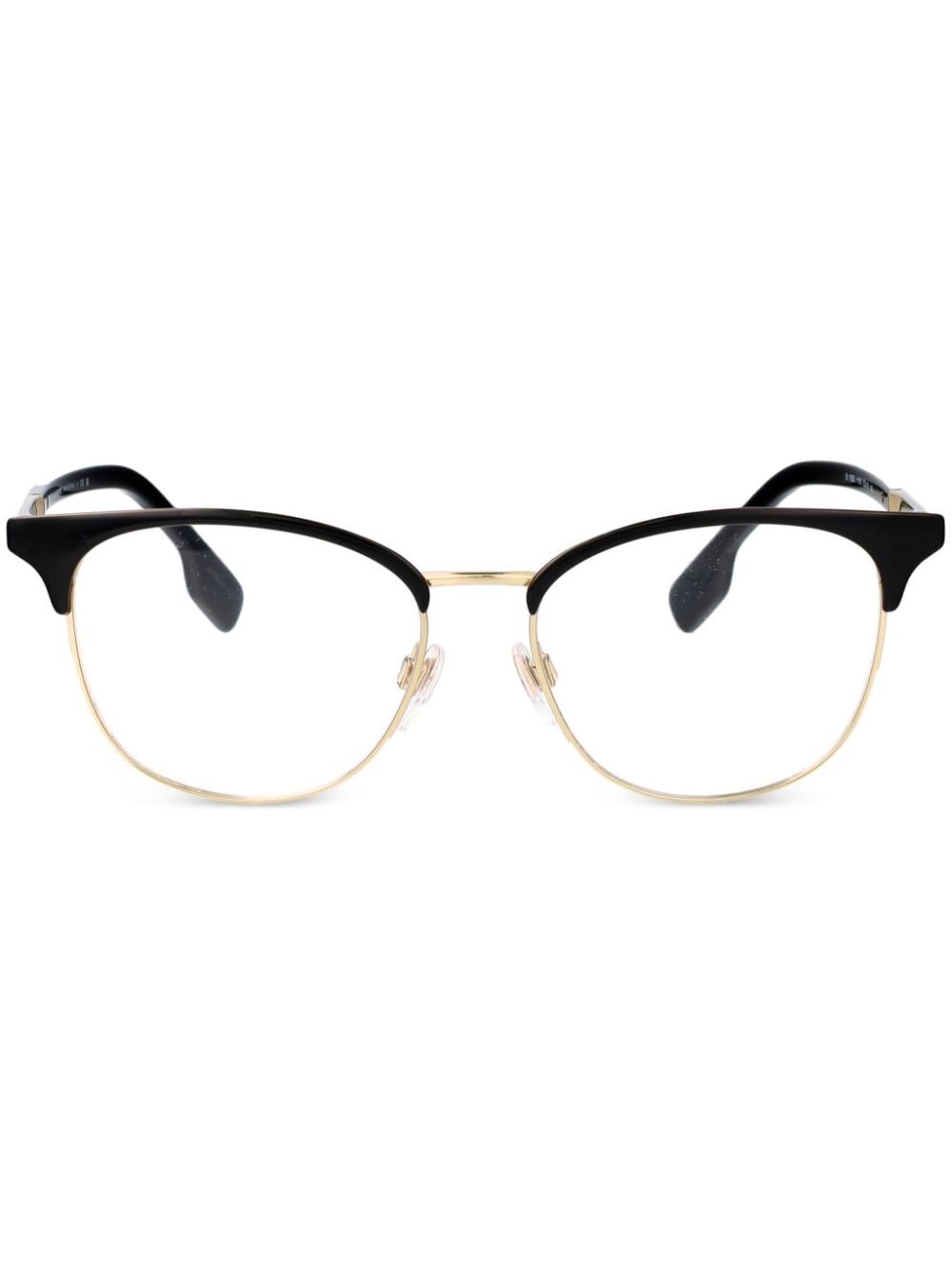 Shop Burberry Eyewear Sophia Glasses In 金色