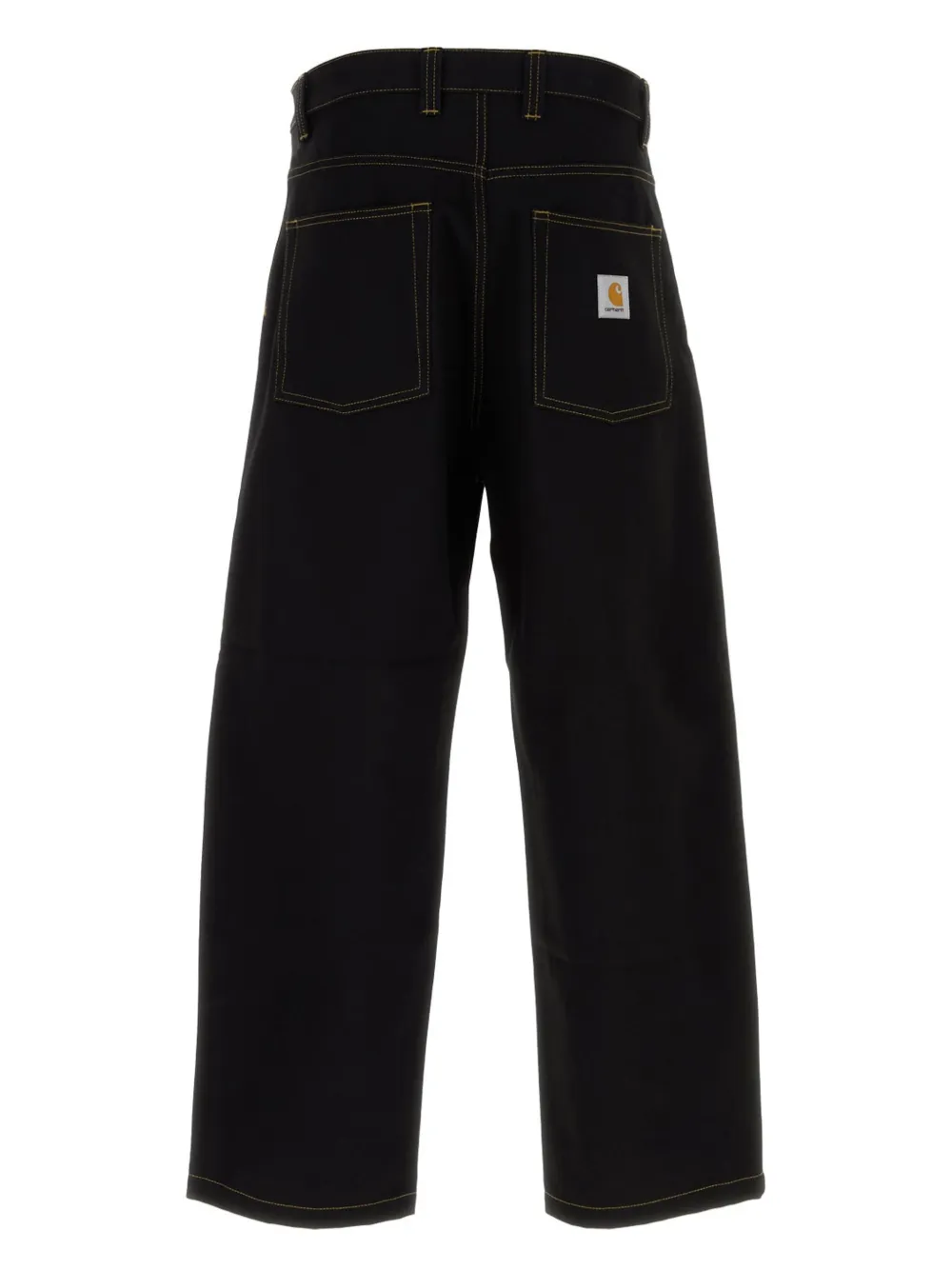 carharttwip Carhartt WIP Brandon jeans met wijde pijpen - Zwart