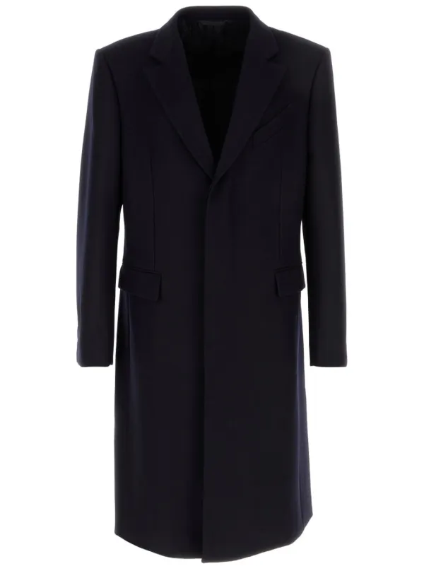 ジバンシーメンズロングコート Givenchy ロングコート | ブルー | FARFETCH JP