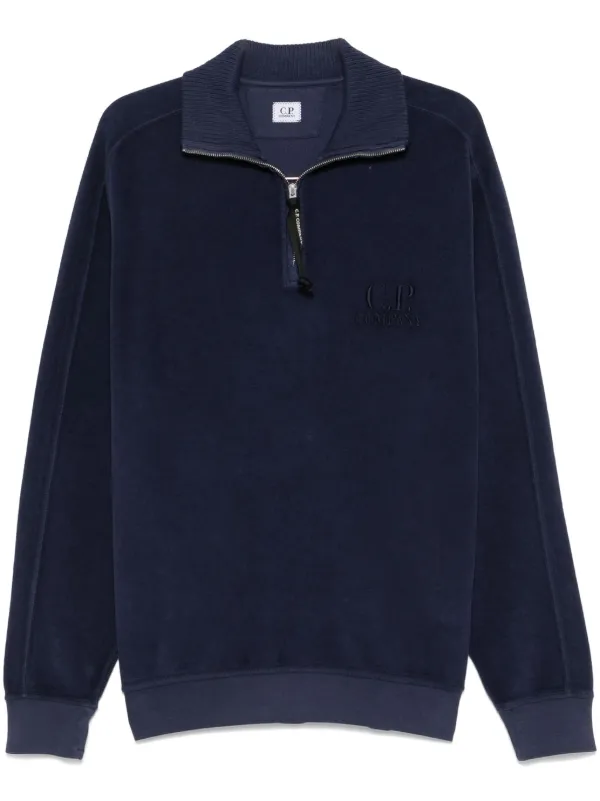 C.P. Company フリース スウェットシャツ | ブルー | FARFETCH JP