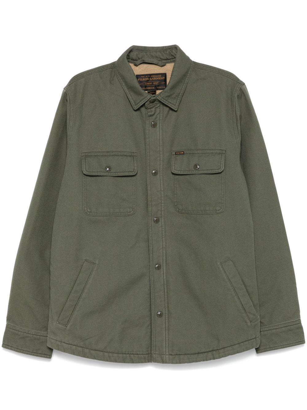 Filson canvas shirt jacket - Green