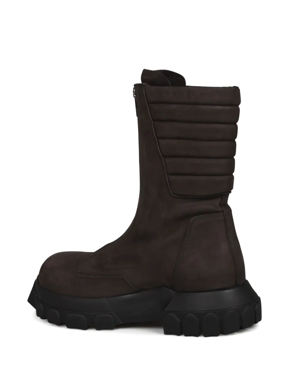 Rick Owens Moto Turbo Tractor boots Grey