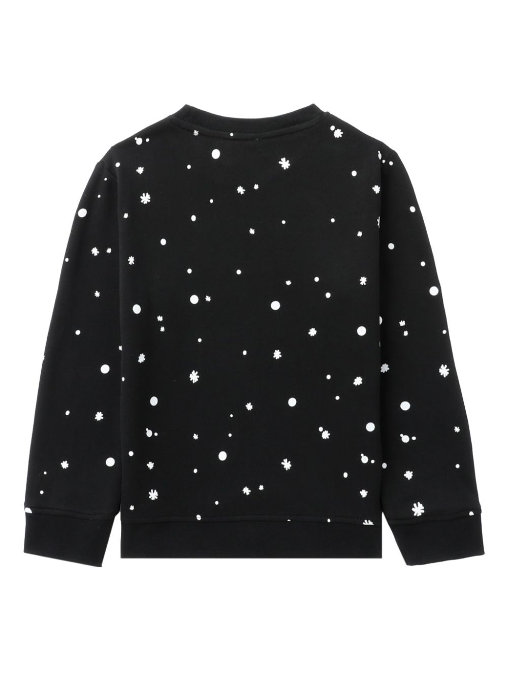 Stella McCartney Kids Christmas-motif sweatshirt - Black