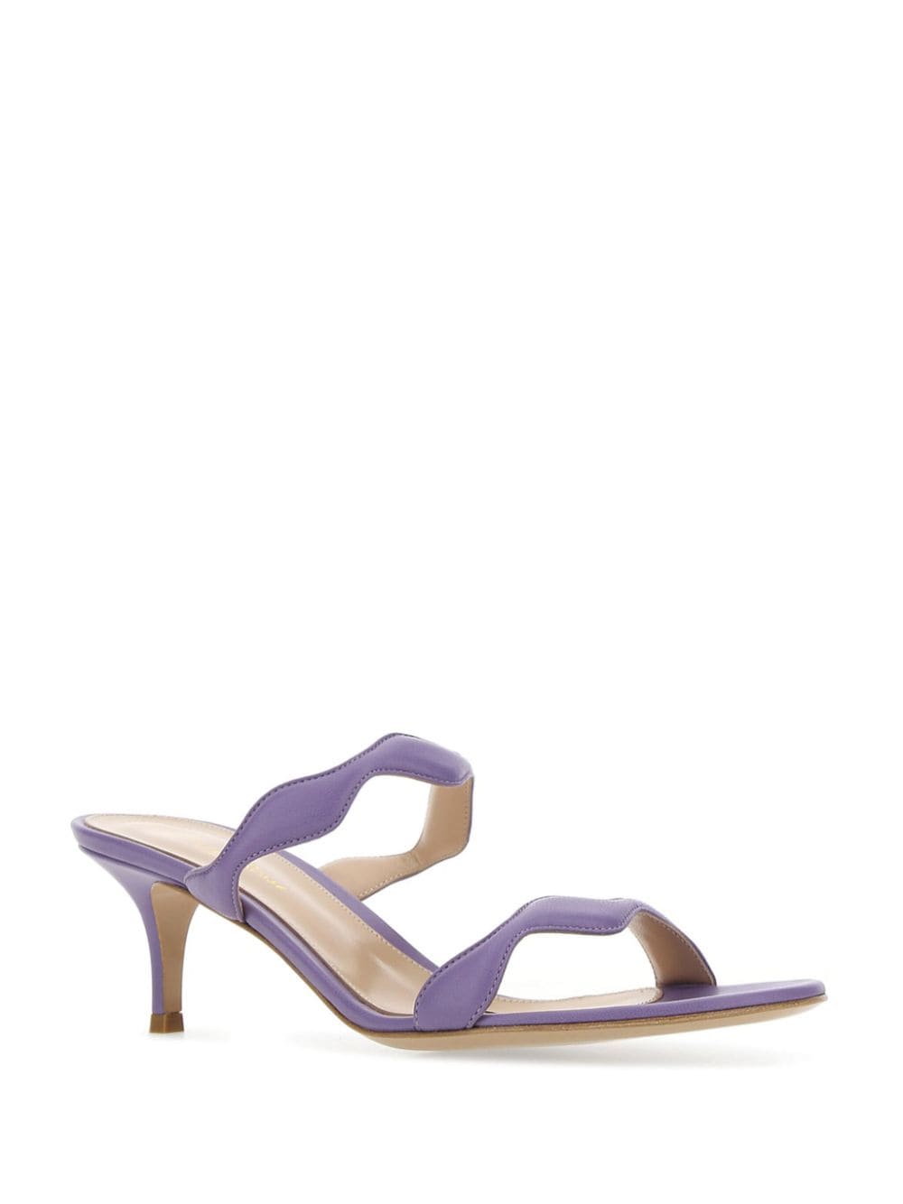 Gianvito Rossi 50mm Wave mules - Paars