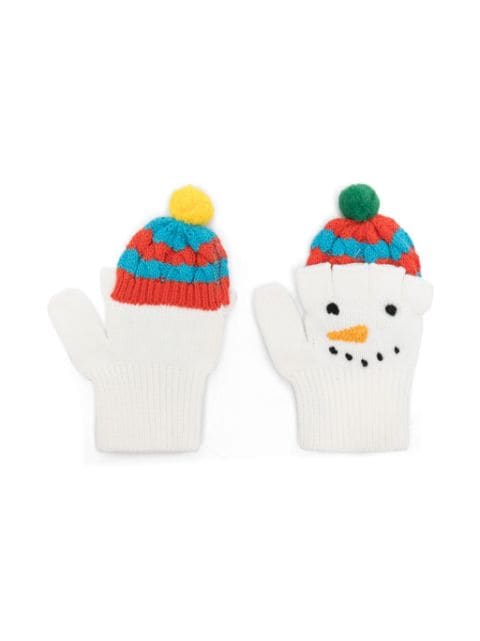 Stella McCartney Kids pompom-detail mittens