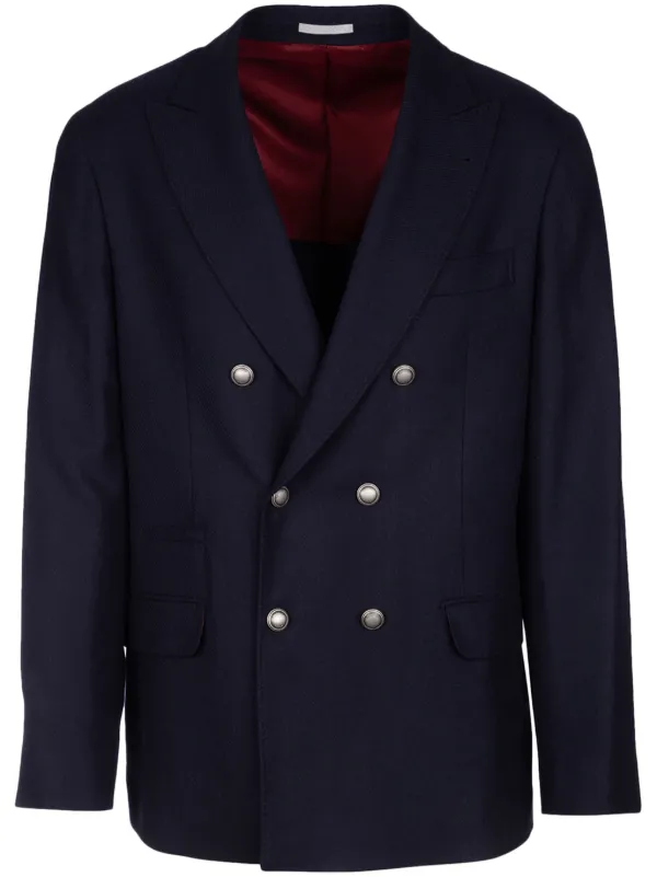 Brunello Cucinelli ダブルジャケット | ブルー | FARFETCH JP Brunello Cucinelli ダブルジャケット | ブルー | FARFETCH JP