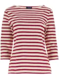 Saint James striped T-shirt - Red