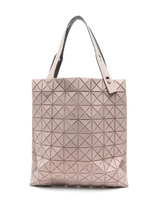 Bao Bao Issey Miyake Pink Beige Large Prism Plus Tote