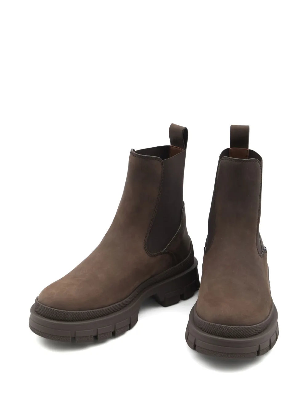 Moncler Hevea Chelsea boots Brown