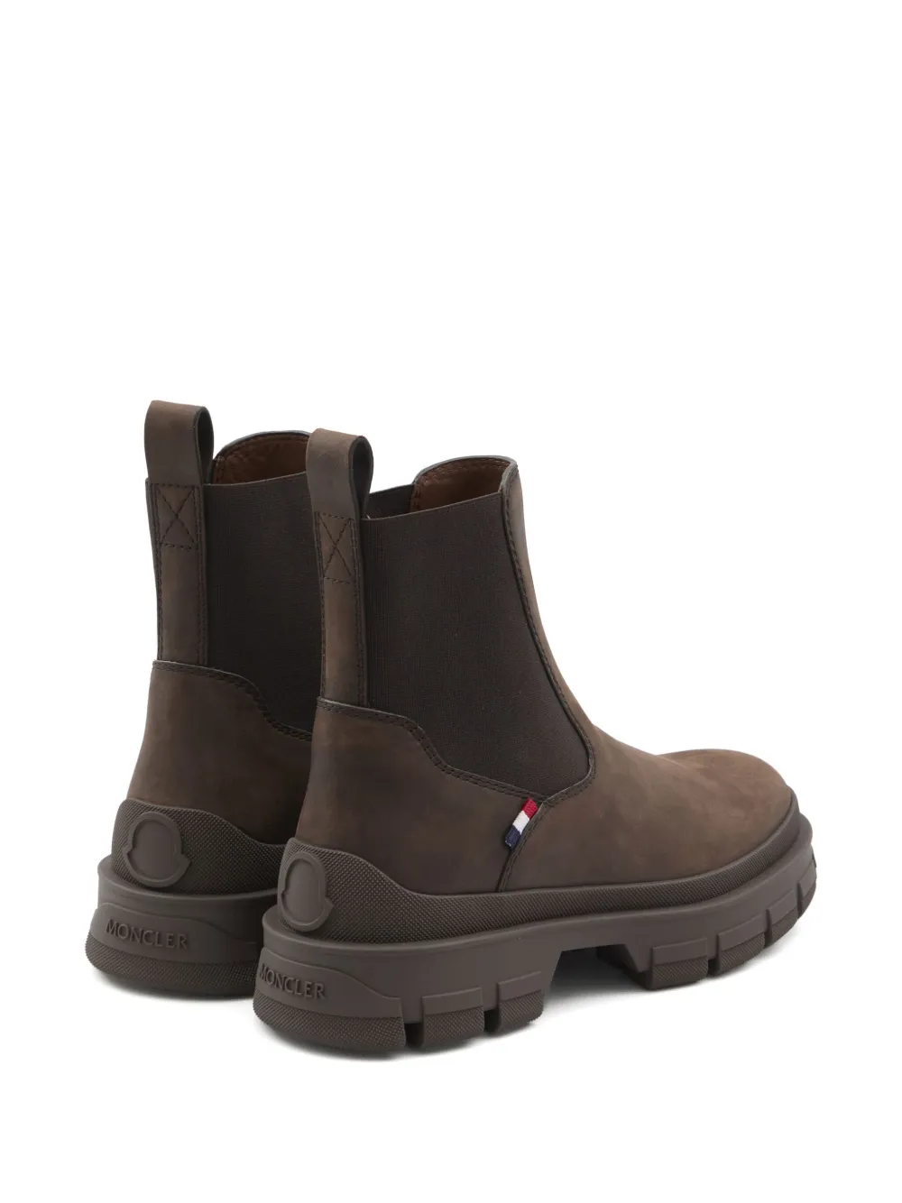 Moncler Hevea Chelsea boots Brown