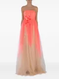 Delpozo sequin-embellished gown - Orange
