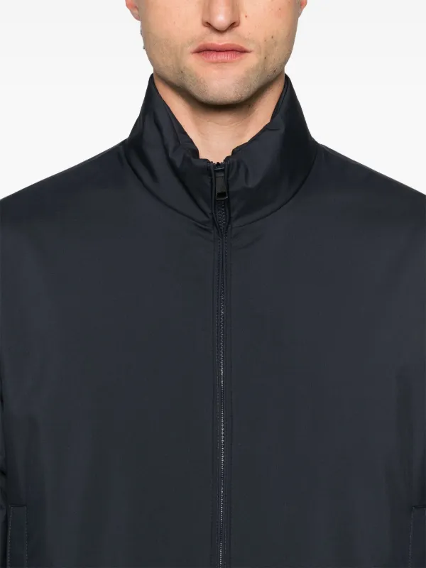 Moncler Luserna Short Down Jacket | Blue | FARFETCH