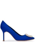 Manolo Blahnik 105mm Hangisi pumps - Blue