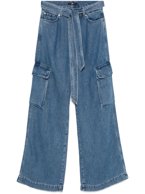 7 For All Mankind Cargo Palazzo Dream On jeans