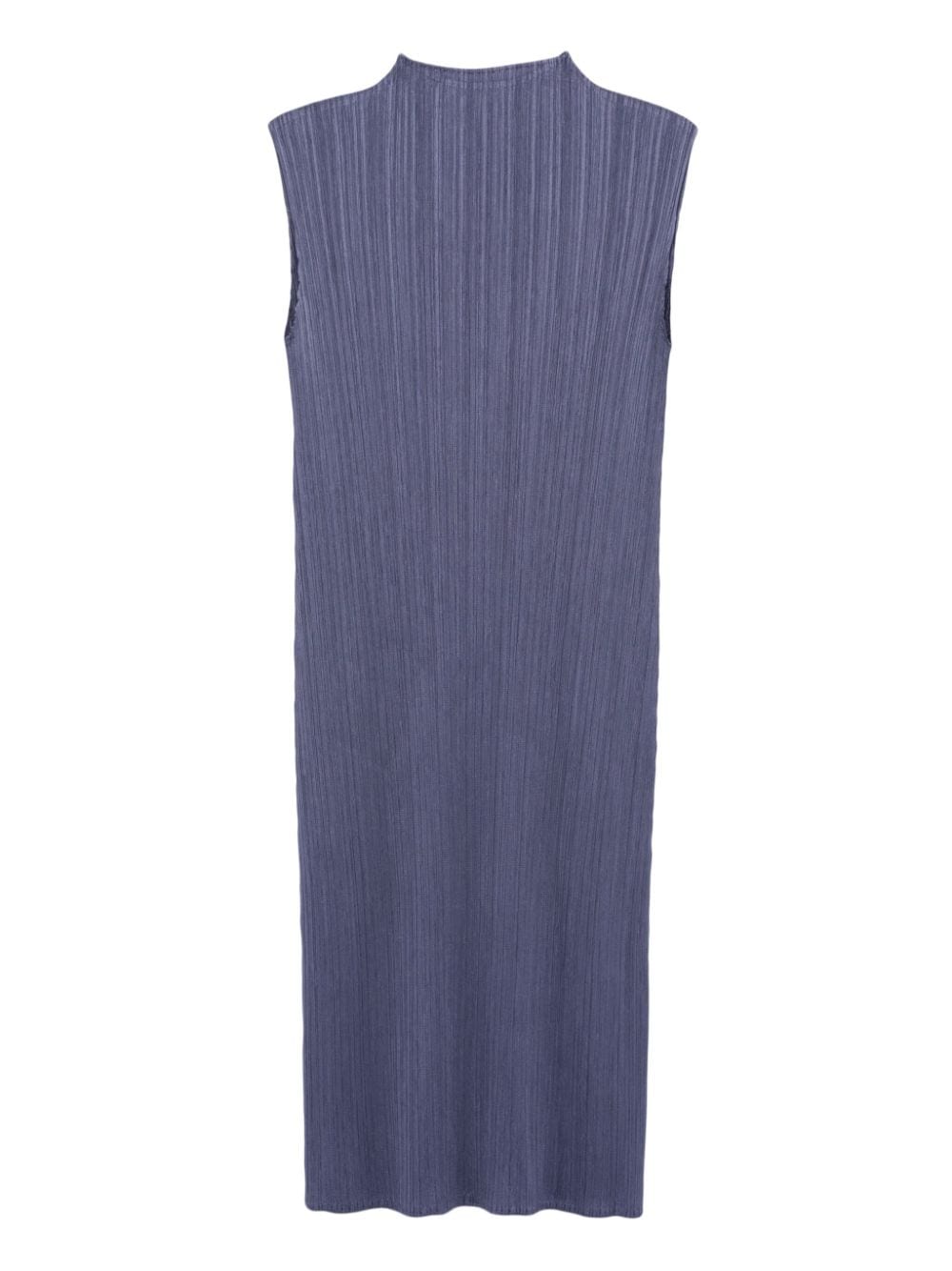 Pleats Please Issey Miyake Monthly Colours: August midi-jurk - Blauw