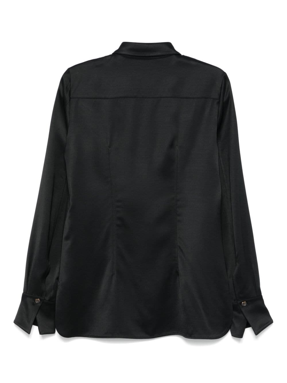 Shop Del Core Flat-collar Shirt In Schwarz