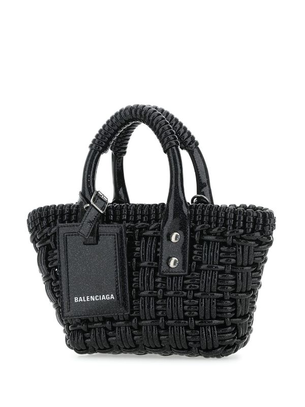 Balenciaga ビストロ バスケットバッグ XS | ブラック | FARFETCH JP