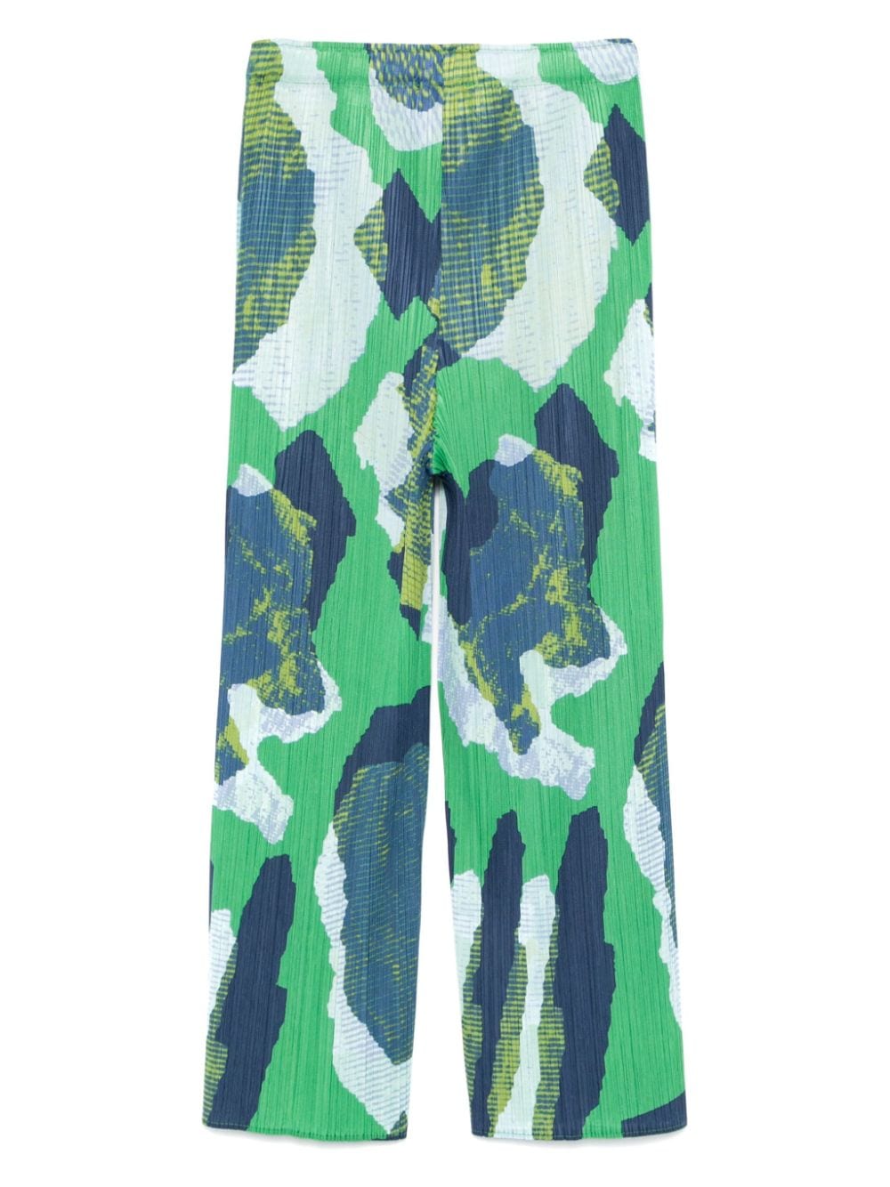 Pleats Please Issey Miyake Meteorite broek - Groen