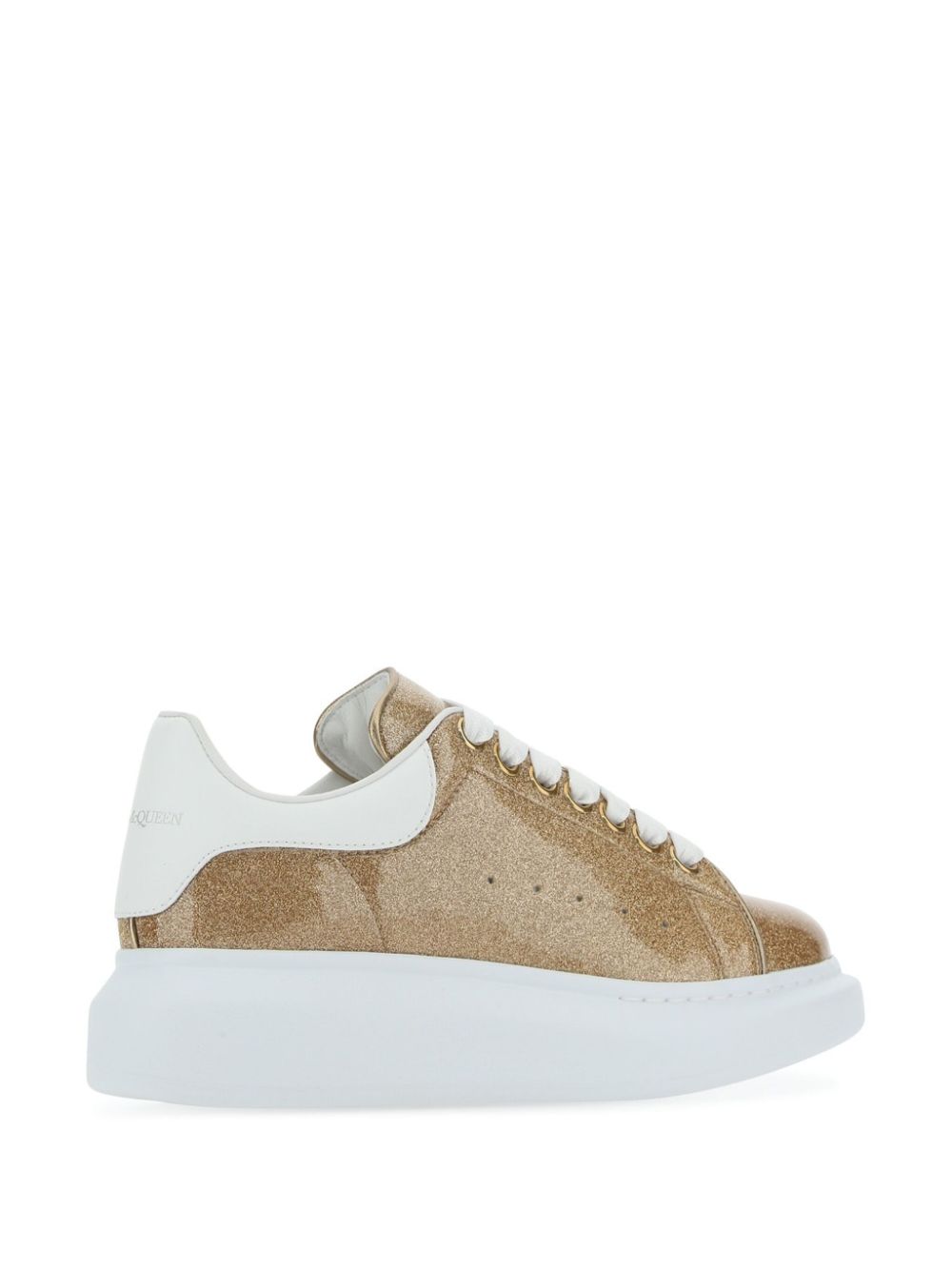 Alexander McQueen Leren sneakers Beige