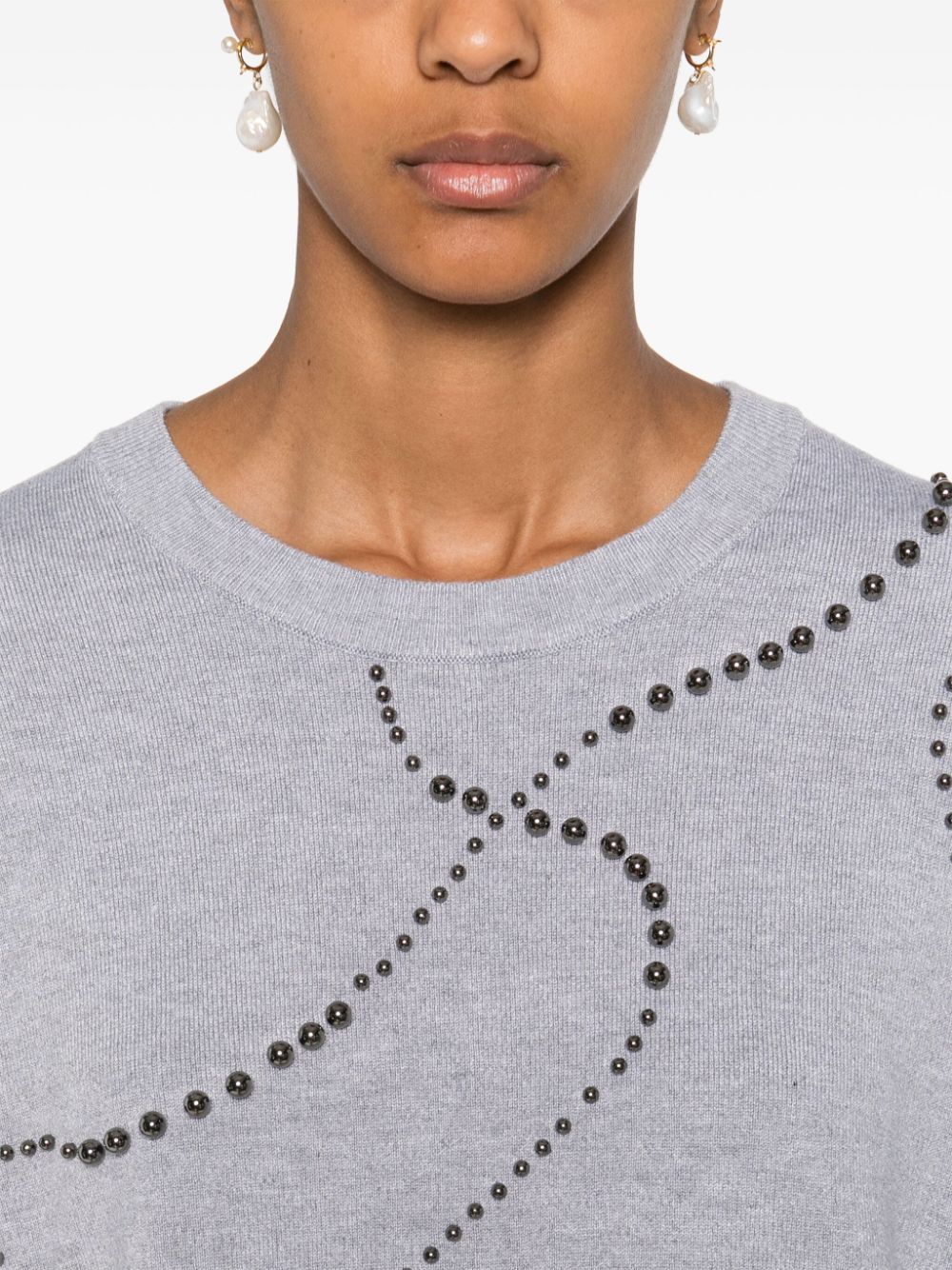 Cheap Marni bead-embellished sweater Women