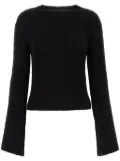 Chloé silk-blend knitted jumper - Black