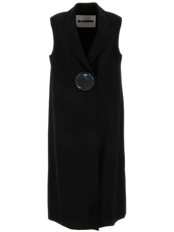 高感度ショップで2023年売れたブランド Jil Sander JP FARFETCH | ブラック | テーラードベスト ベスト