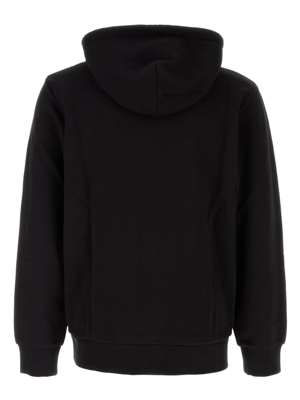 Shop Carhartt Logo-embroidered Hoodie In Black