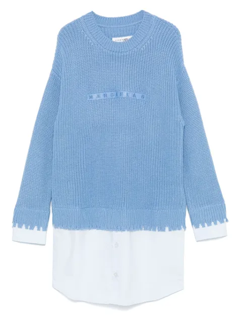 MM6 Maison Margiela panelled sweater