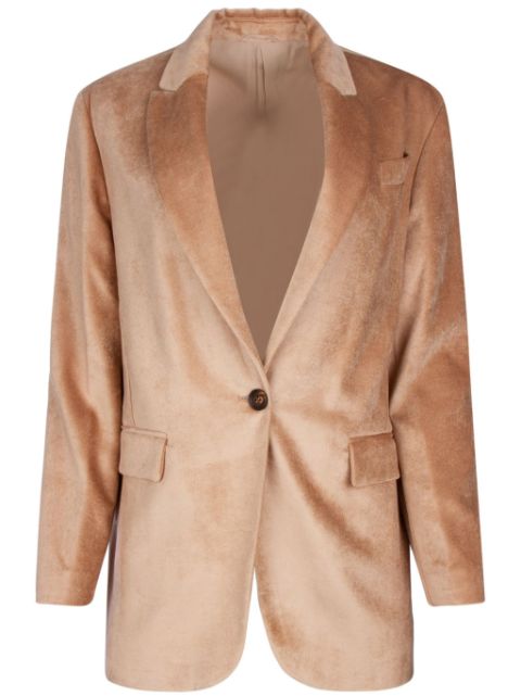 Brunello Cucinelli velvet blazer Women