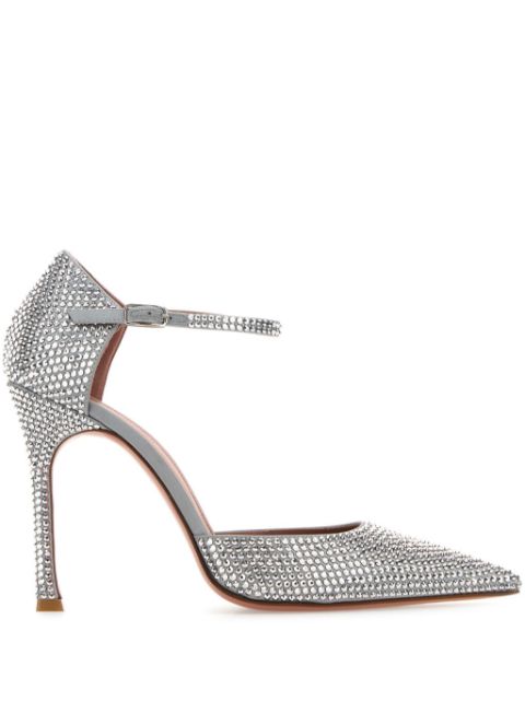 Amina Muaddi crystal-embellished pumps Women