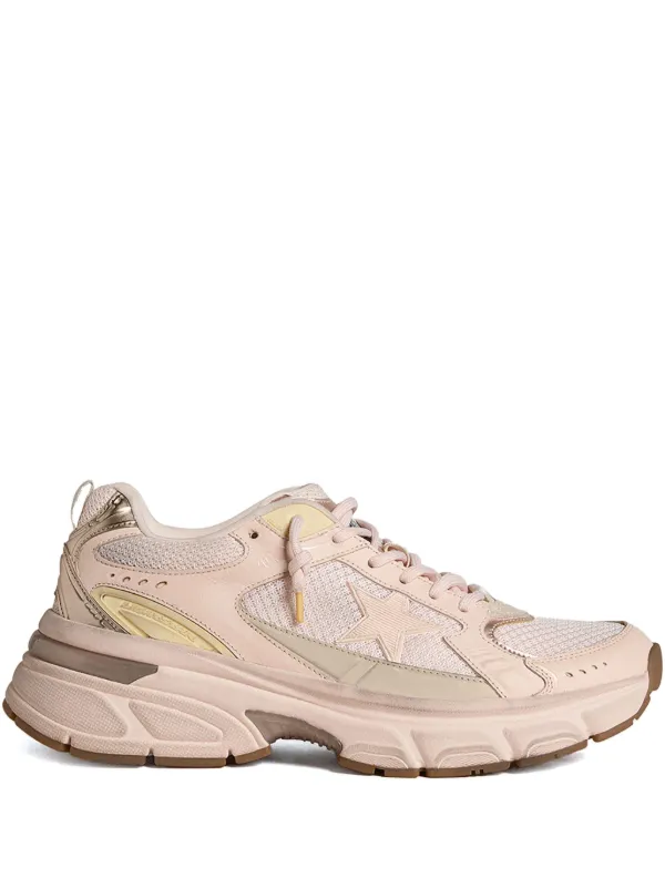 Golden Goose Lightstar Leather Sneakers in Pink