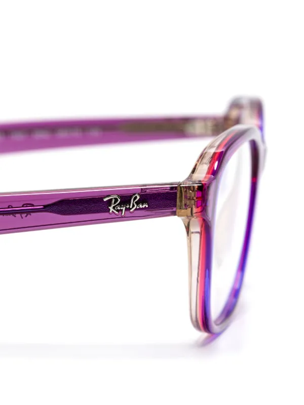 RAY-BAN JUNIOR square-frame Glasses Purple FARFETCH PH