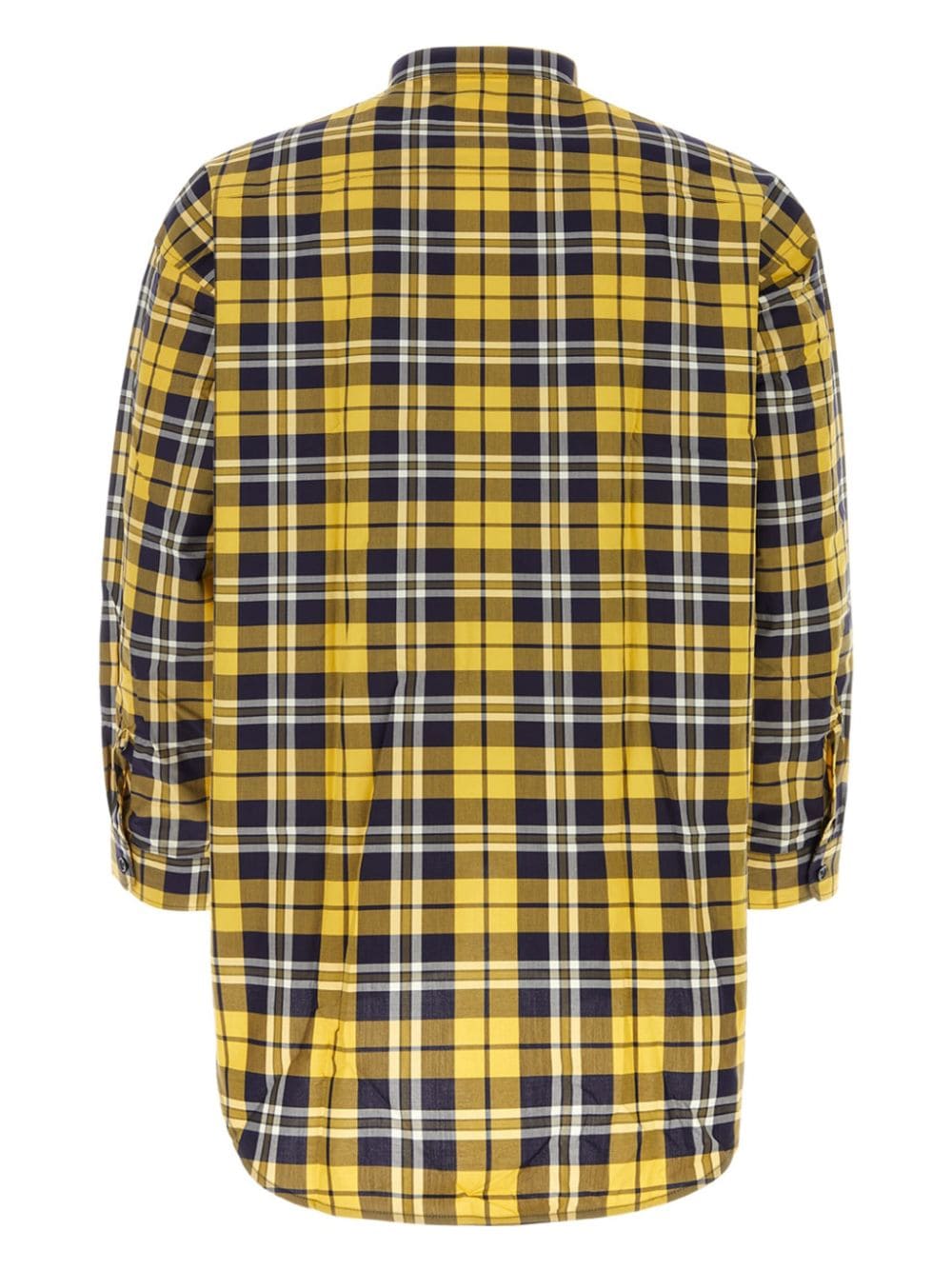 Shop Givenchy Check-print Shirt In Yellow