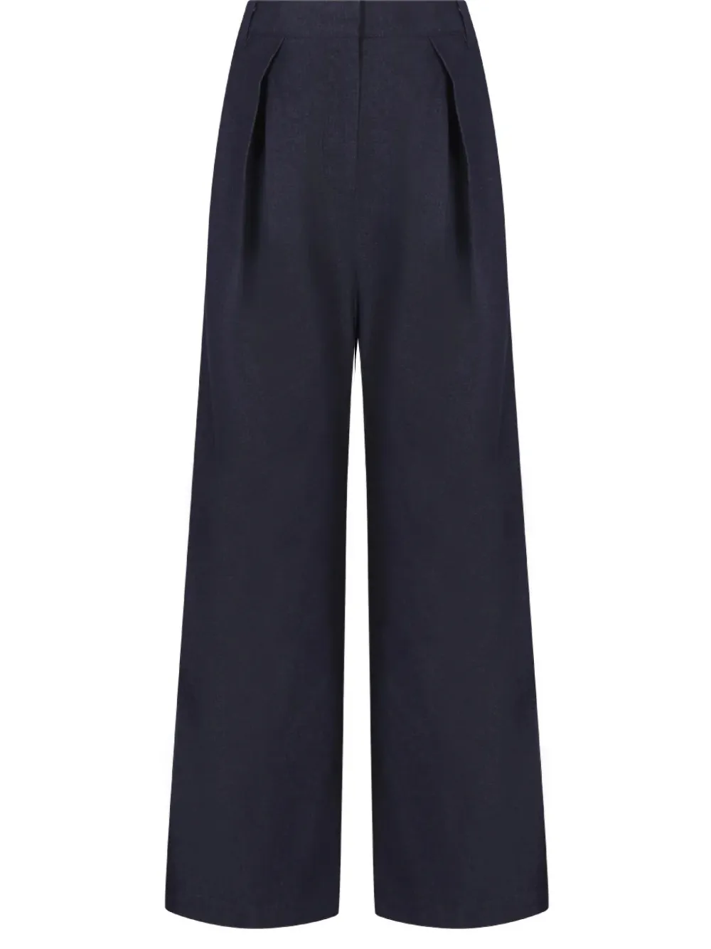 pleat-detail trousers