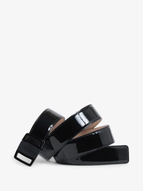 Ferragamo patent leather belt