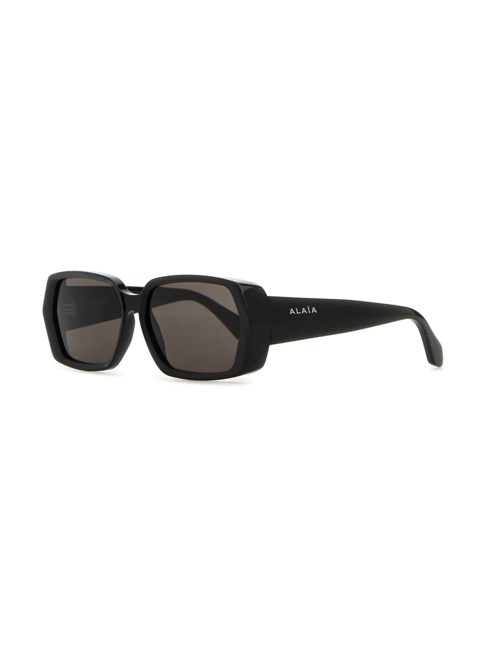 Alaia Eyewear Zonnebril met vierkant montuur Zwart