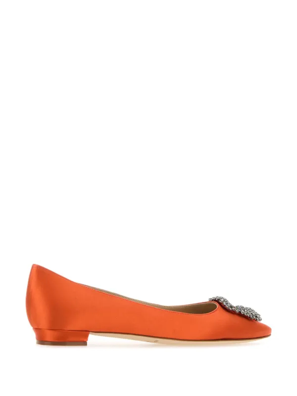 Orange ballet pumps discount