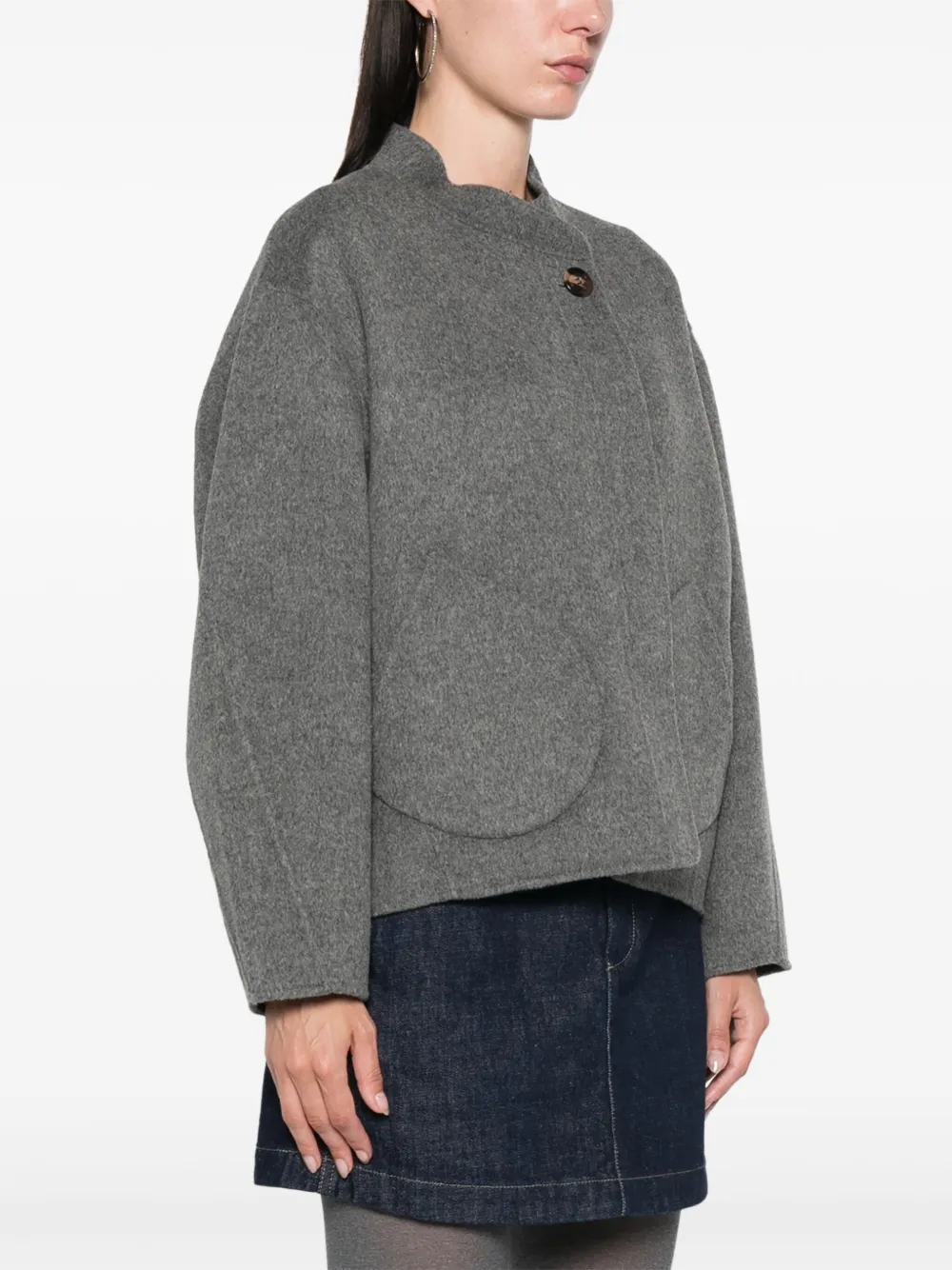 Soeur Windsor Coat Grey FARFETCH