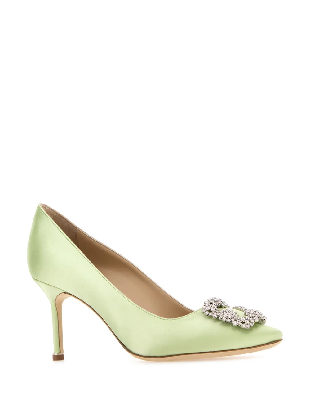 Manolo Blahnik 70mm Hangisi pumps - Groen